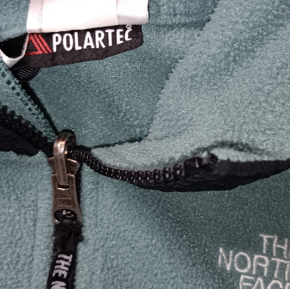 Vintage The North Face Polartec Full Zip Fleece Jacket XS Petite - Picture 4 of 5
